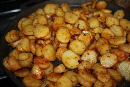Fokhagymás krumpli